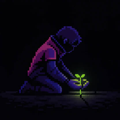 Last Green Thing Canvas - Artwork design