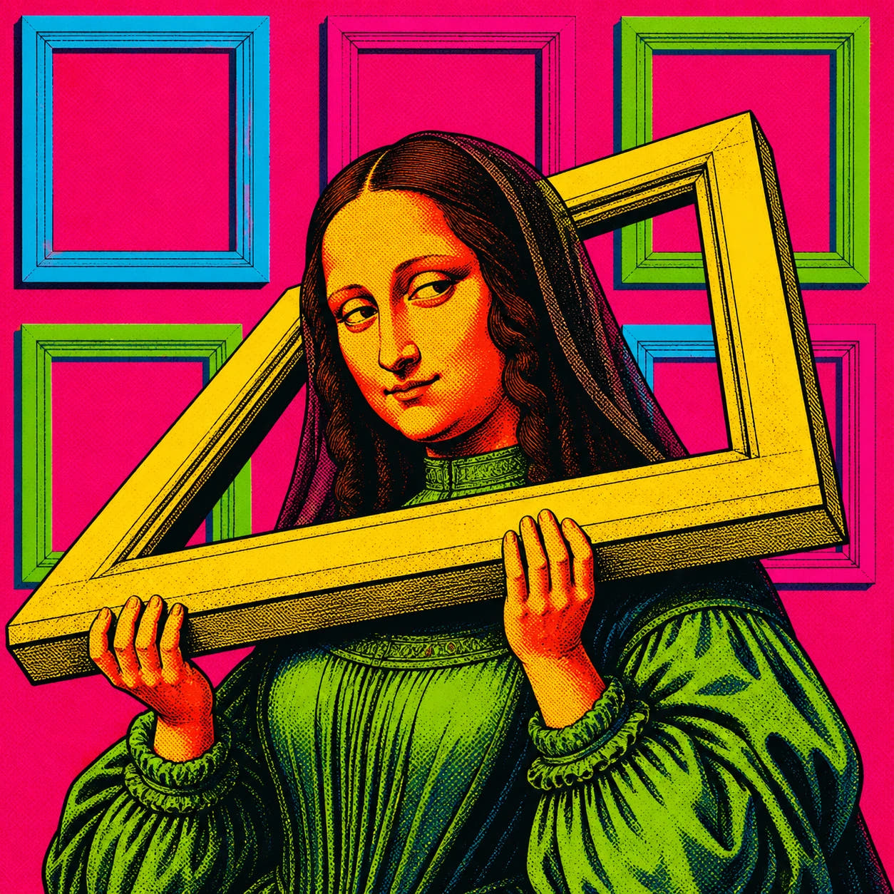 Mona Lisa — Frame Burden Canvas - Artwork