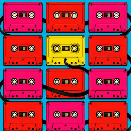 On Repeat Canvas - Artwork