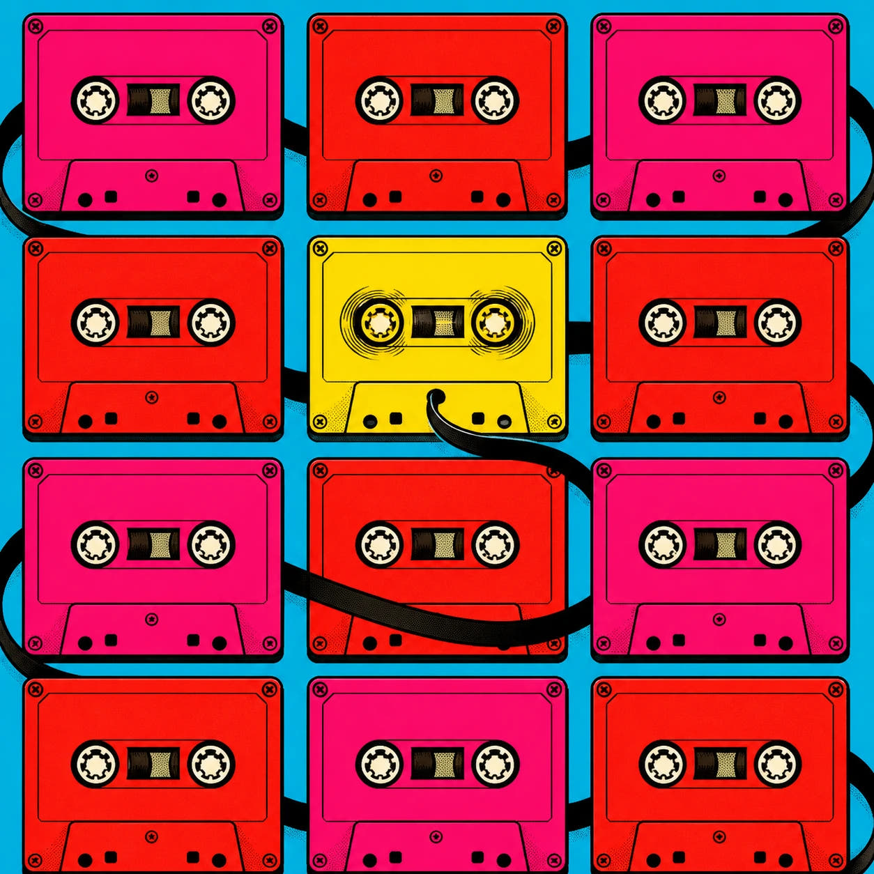 On Repeat Canvas - Artwork