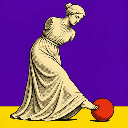 Venus de Milo — Kicks Back Canvas - Artwork