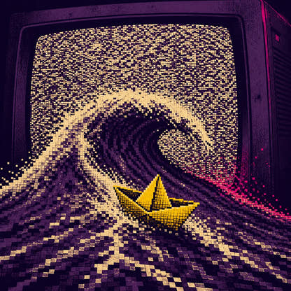 Static Sailor Canvas - Artwork design