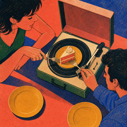 The Last Slice Canvas - Artwork design