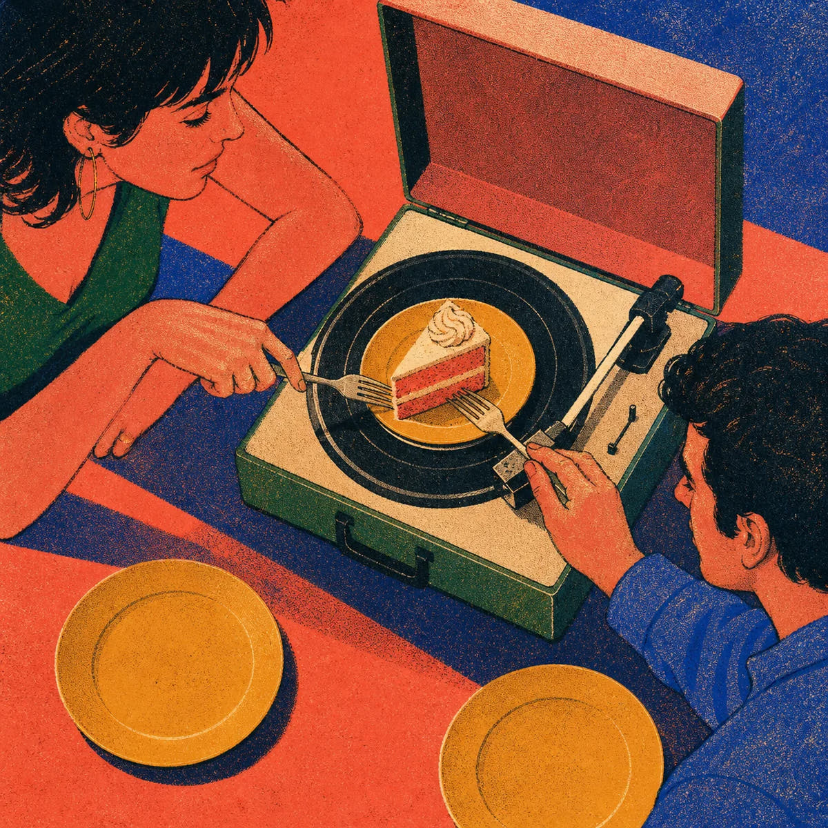 The Last Slice Canvas - Artwork design
