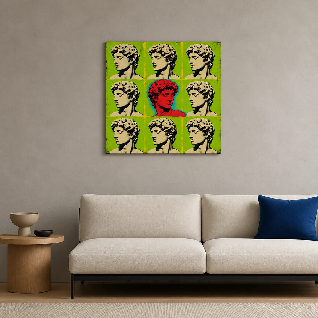 Awake in the Grid Canvas - Lifestyle