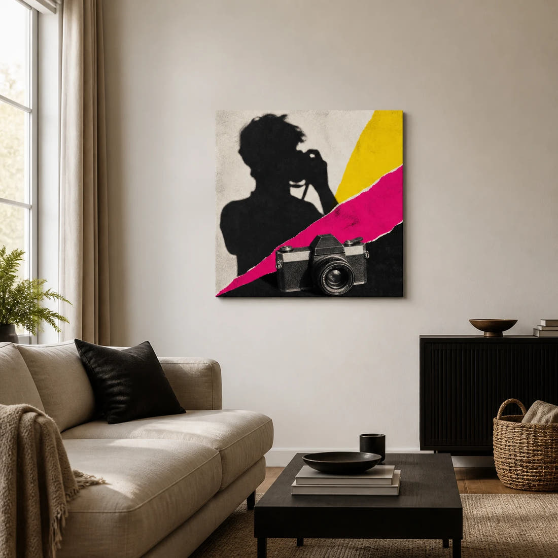 Behind The Camera Canvas - Living room