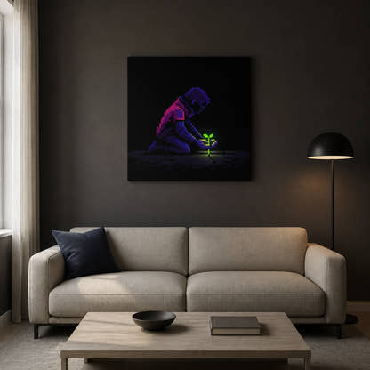 Last Green Thing Canvas - Living room