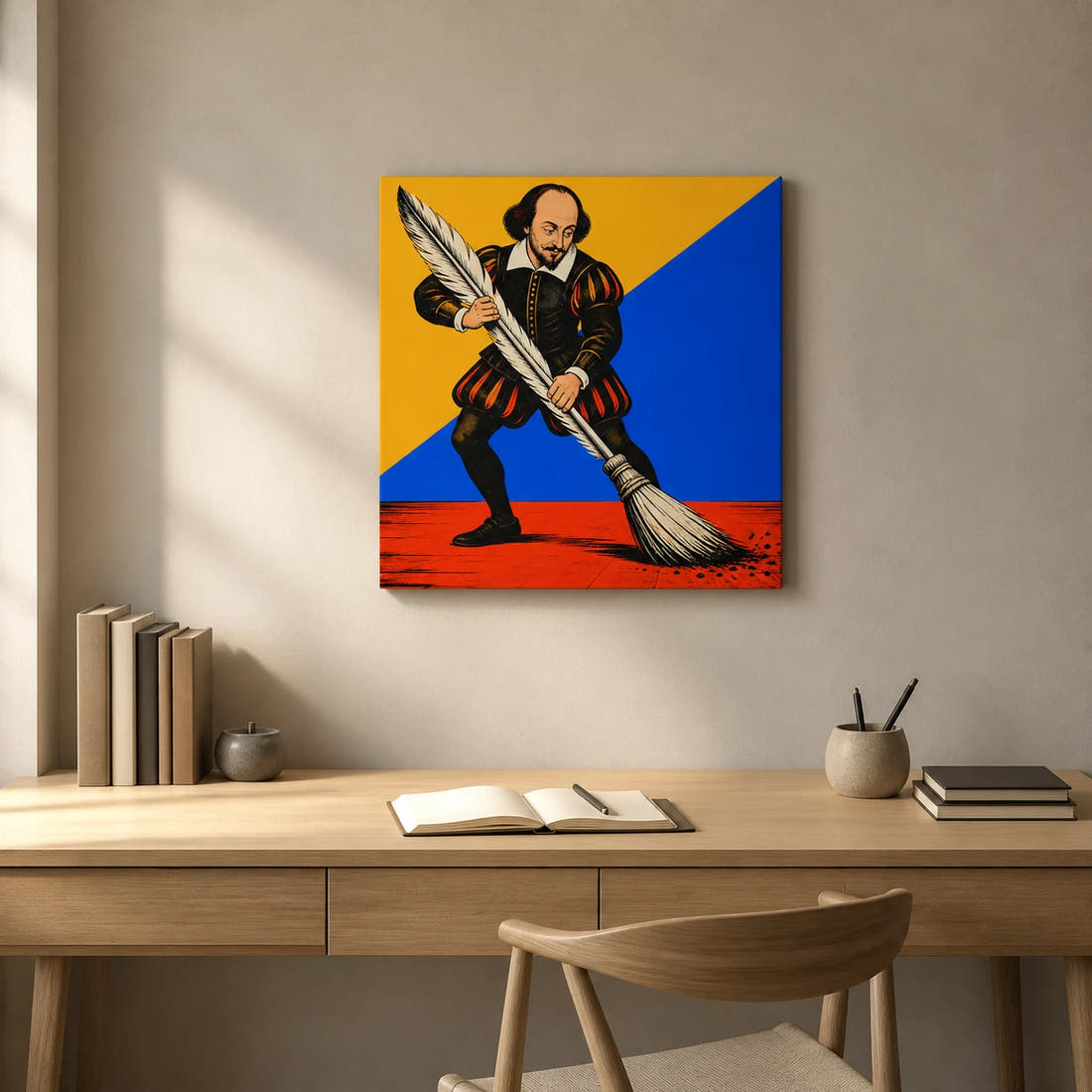 Shakespeare — Quill Work Canvas - Lifestyle