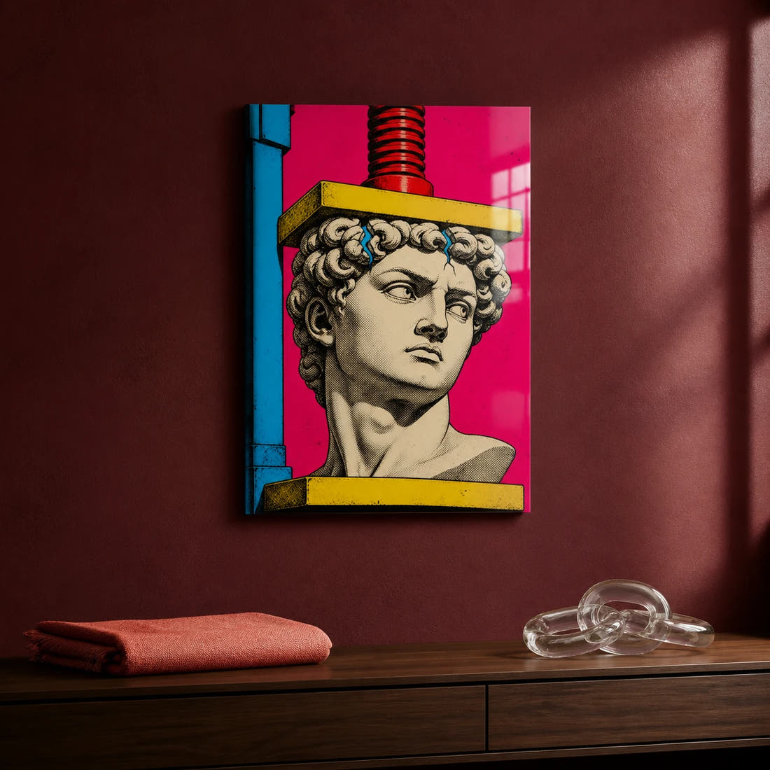 Under Pressure Acrylic Print - Lifestyle