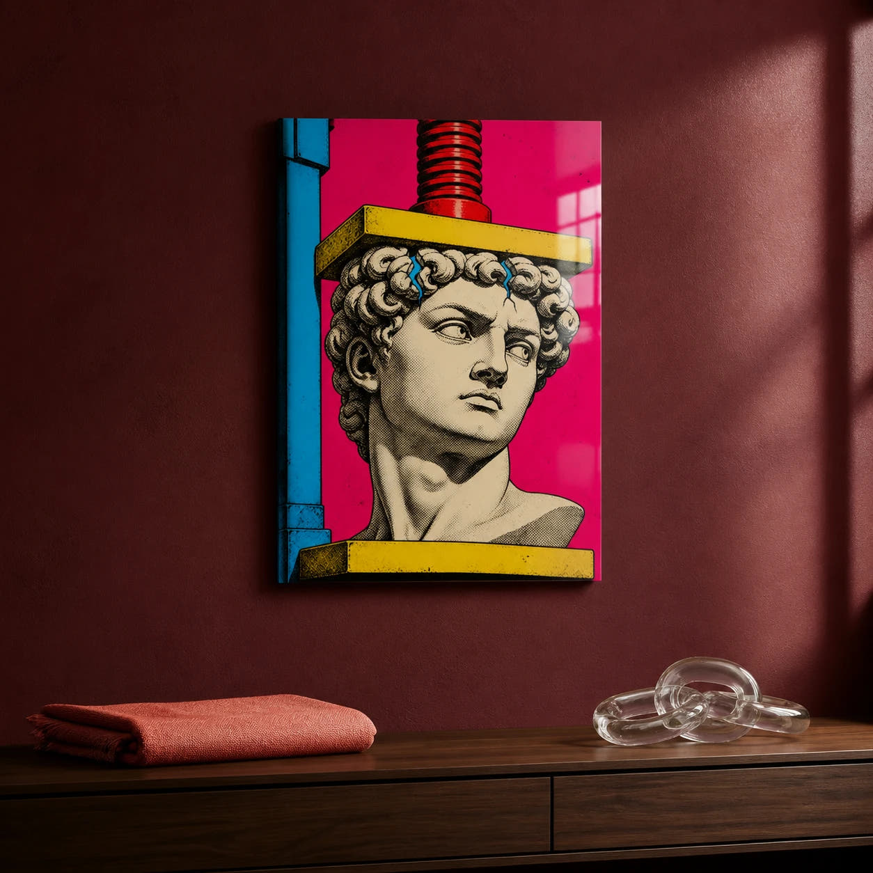 Under Pressure Acrylic Print - Lifestyle