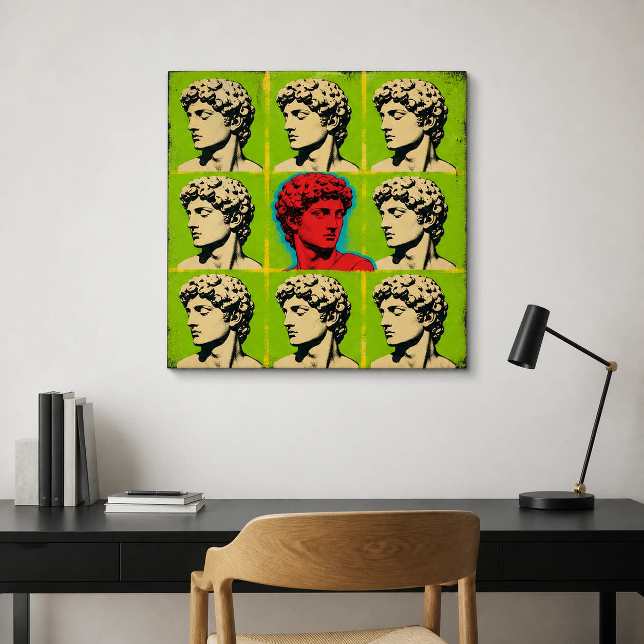 Awake in the Grid Canvas - Lifestyle
