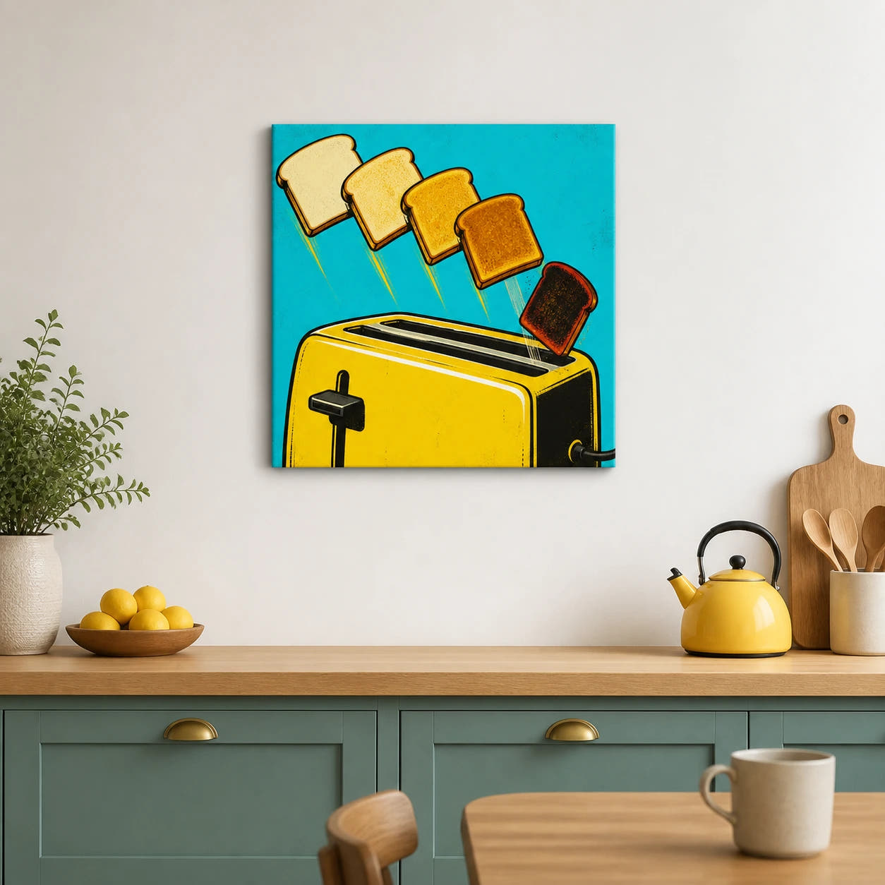 Breakfast Loop Canvas - Lifestyle