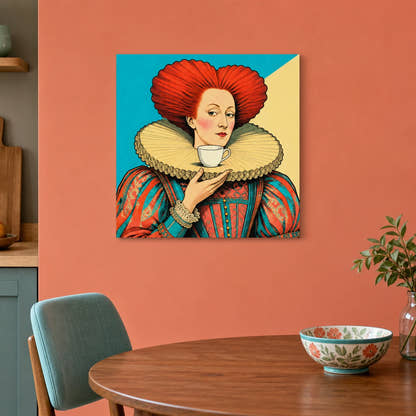 Elizabeth I — Ruff as Saucer Canvas - Lifestyle