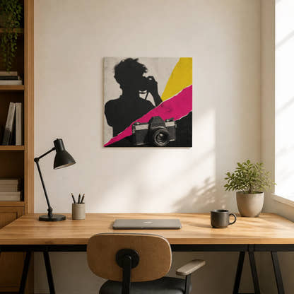 Behind The Camera Canvas - Home office