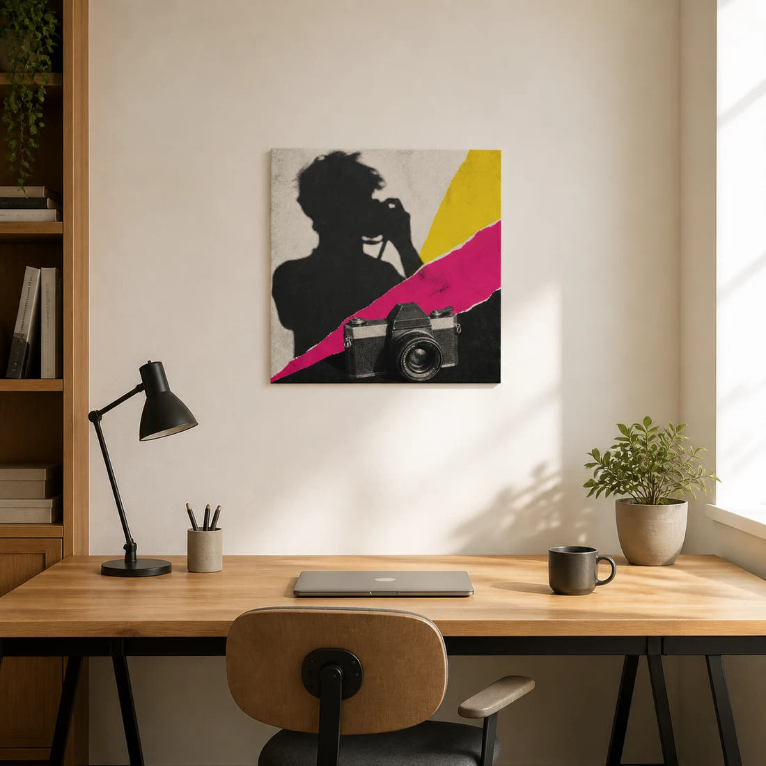 Behind The Camera Canvas - Home office