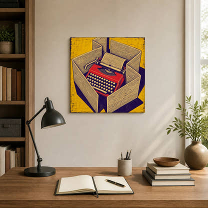 Walls Of Words Canvas - Home office