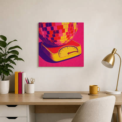 Weight Of The Night Canvas - Home office