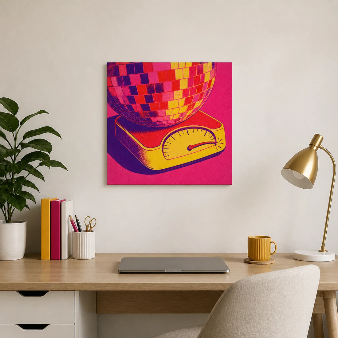 Weight Of The Night Canvas - Home office