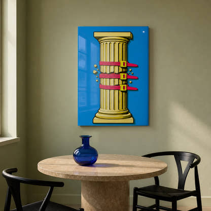 Temporary Support Acrylic Print - Lifestyle