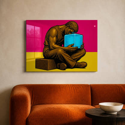 The Thinker — Cool Thought Acrylic Print - Lifestyle