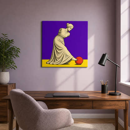 Venus de Milo — Kicks Back Canvas - Lifestyle