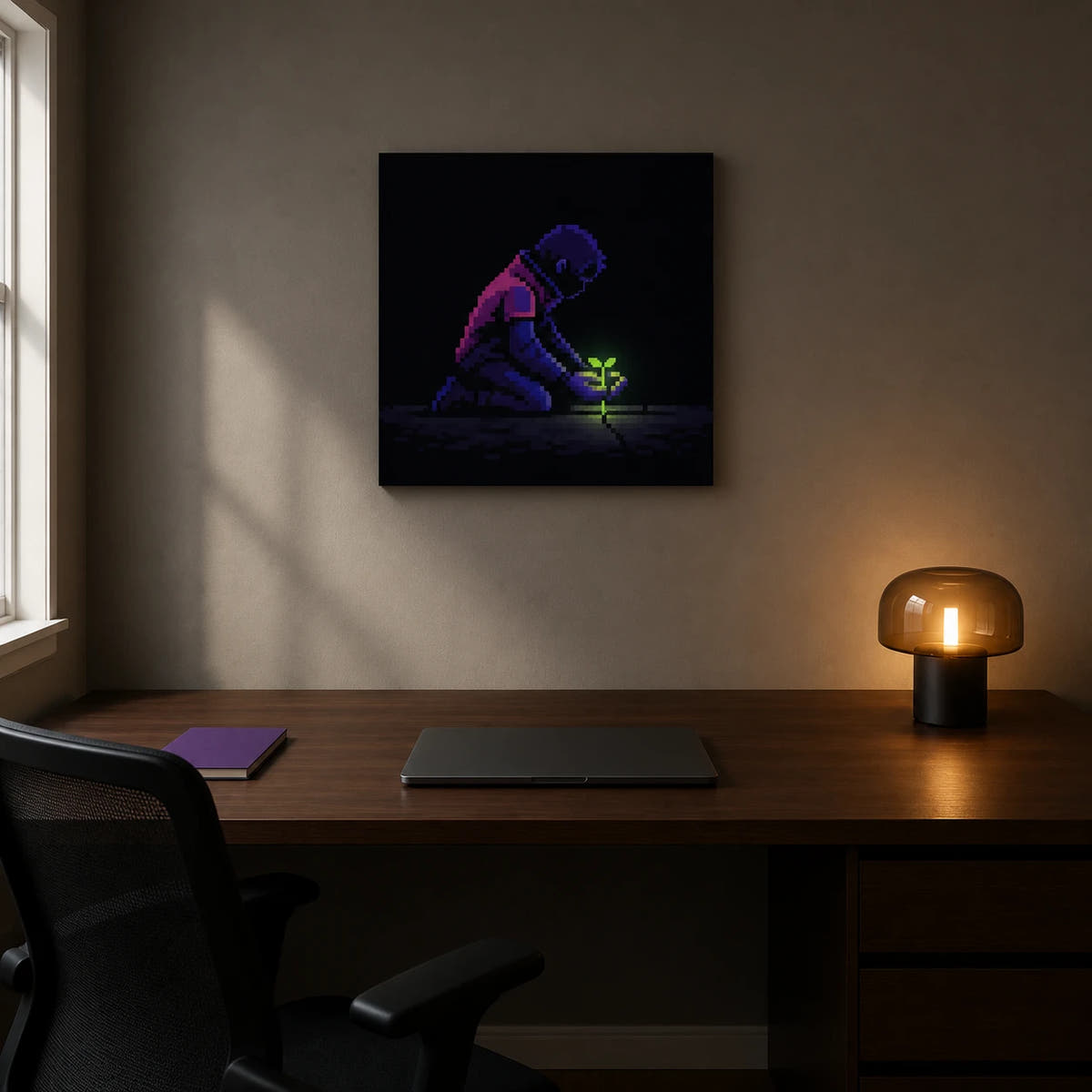 Last Green Thing Canvas - Home office