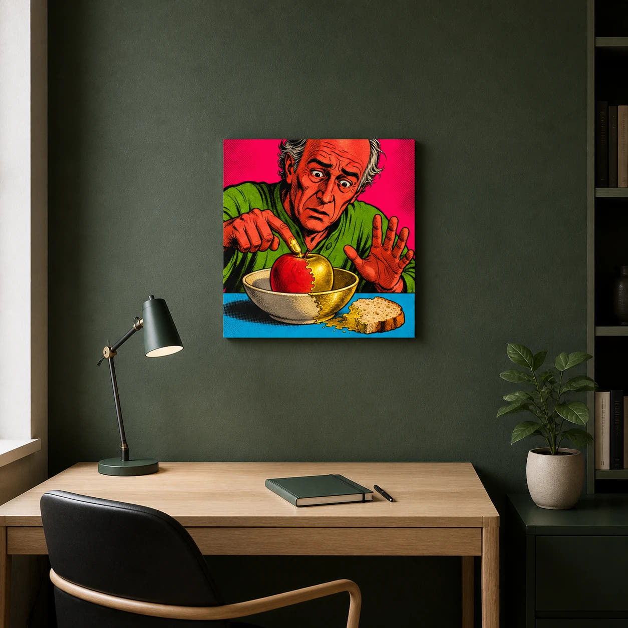 Midas — Gilded Hunger Canvas - Lifestyle
