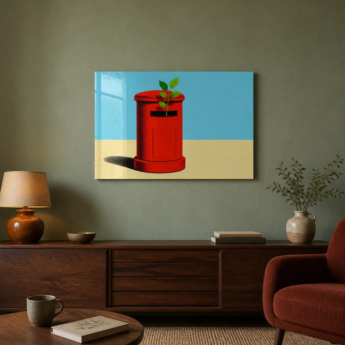 Second Delivery Acrylic Print - Lifestyle
