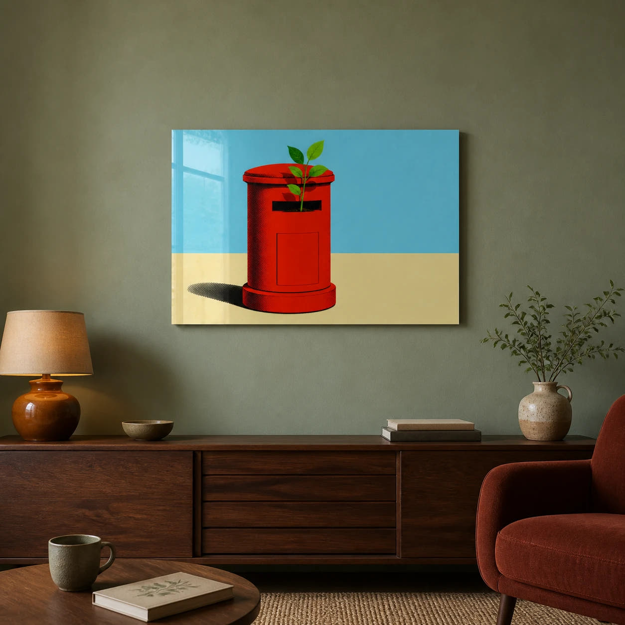 Second Delivery Acrylic Print - Lifestyle