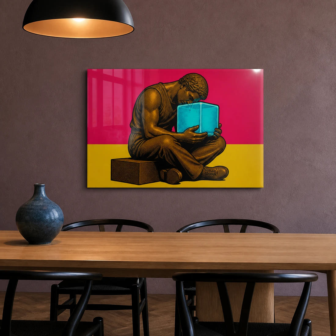 The Thinker — Cool Thought Acrylic Print - Lifestyle