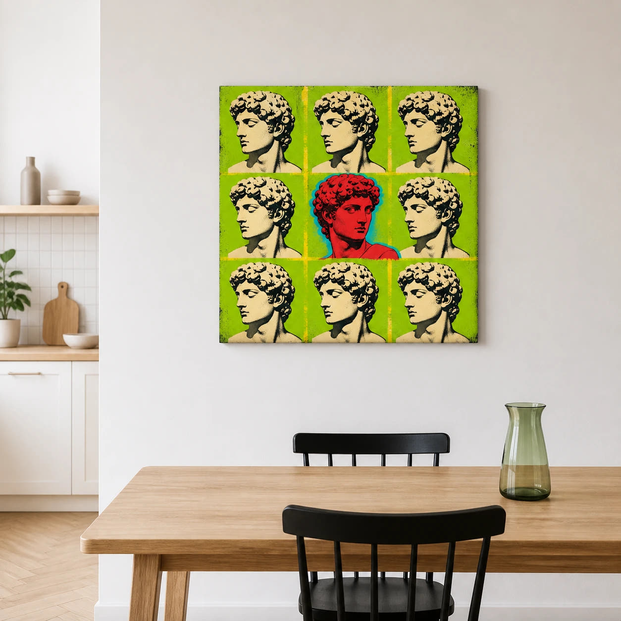 Awake in the Grid Canvas - Lifestyle