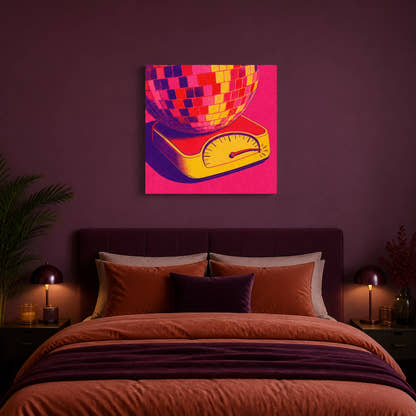 Weight Of The Night Canvas - Bedroom