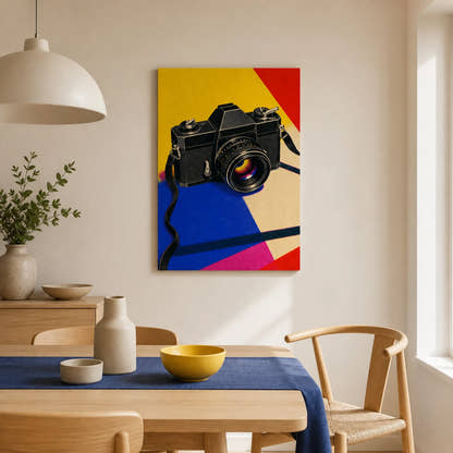 Camera In Colour Canvas - Dining and kitchen