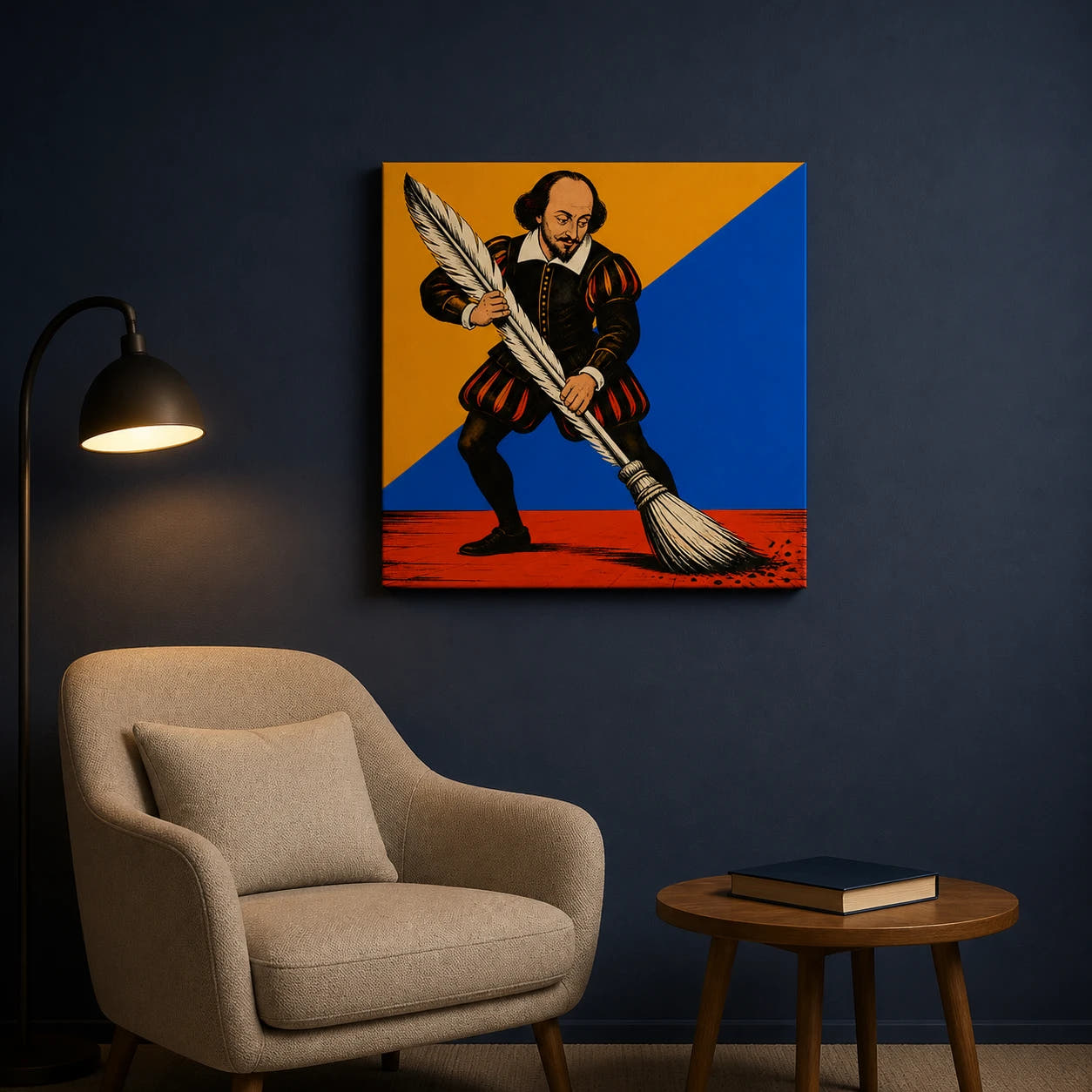 Shakespeare — Quill Work Canvas - Lifestyle