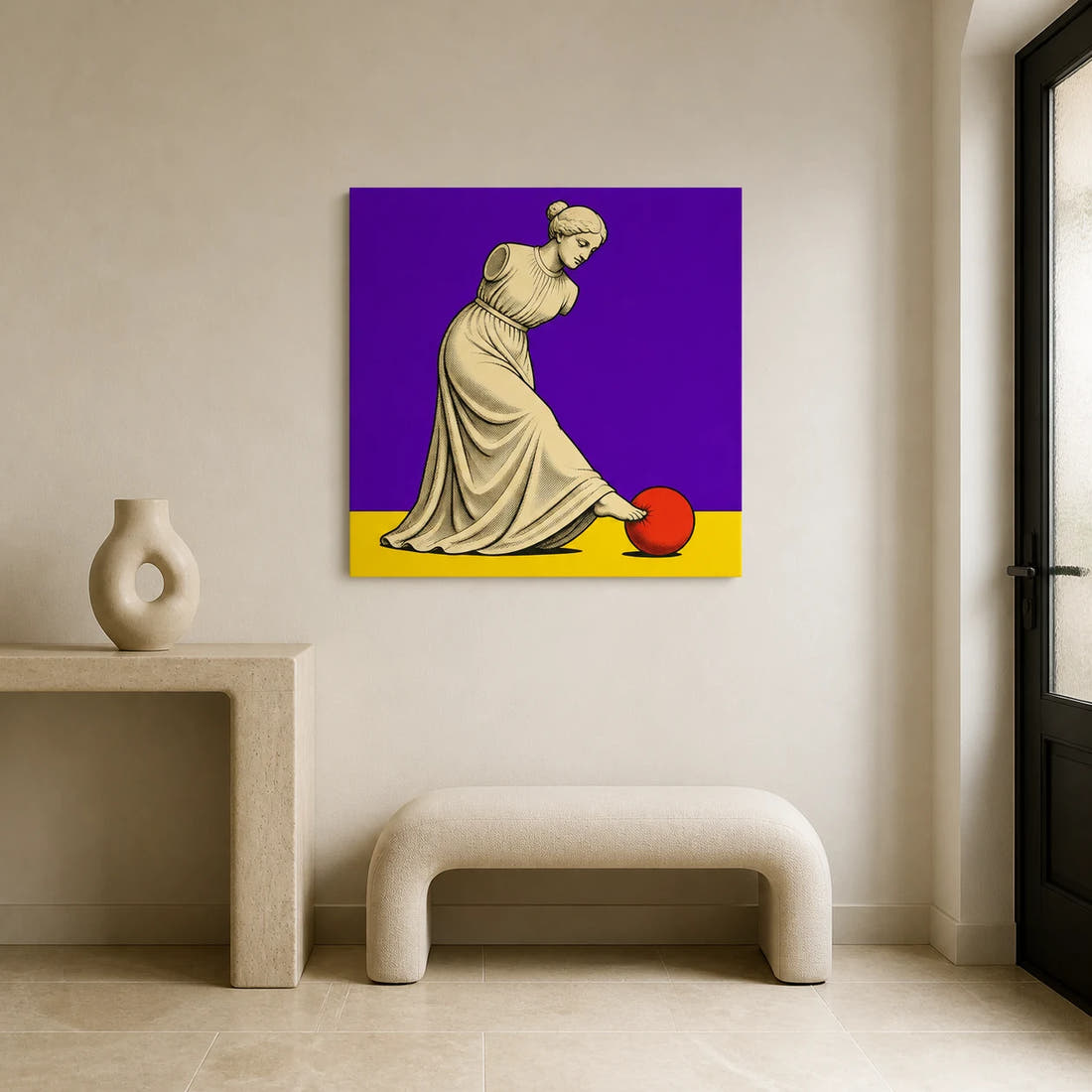 Venus de Milo — Kicks Back Canvas - Lifestyle
