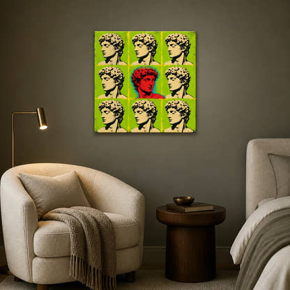 Awake in the Grid Canvas - Lifestyle