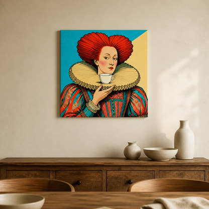 Elizabeth I — Ruff as Saucer Canvas - Lifestyle