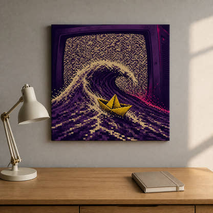 Static Sailor Canvas - Home Office Sunlit