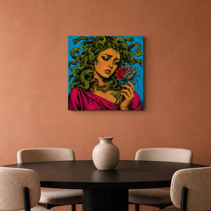 Medusa — Stone Flower Canvas - Lifestyle