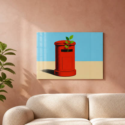 Second Delivery Acrylic Print - Lifestyle