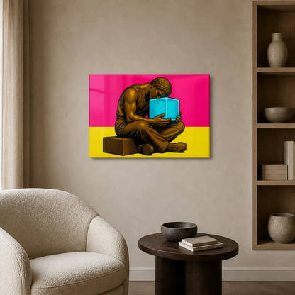 The Thinker — Cool Thought Acrylic Print - Lifestyle