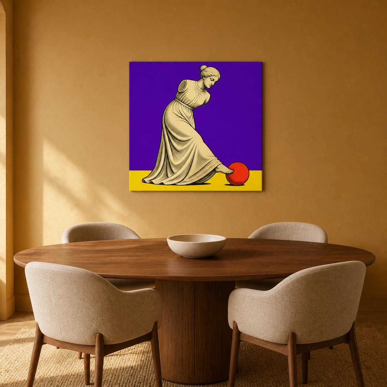 Venus de Milo — Kicks Back Canvas - Lifestyle