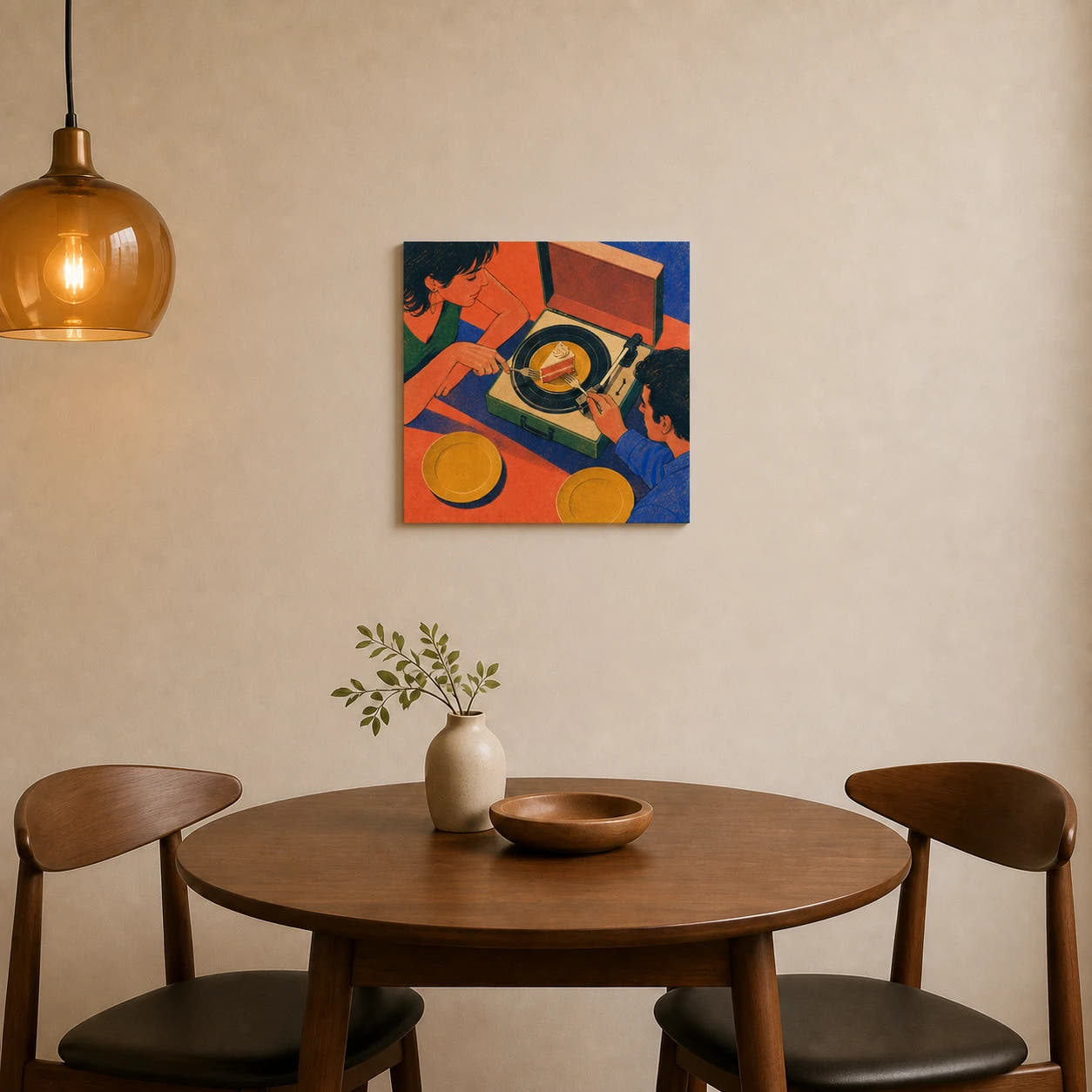 The Last Slice Canvas - Dining Area Compact