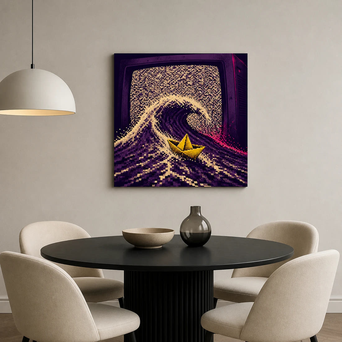 Static Sailor Canvas - Dining Area Neutral