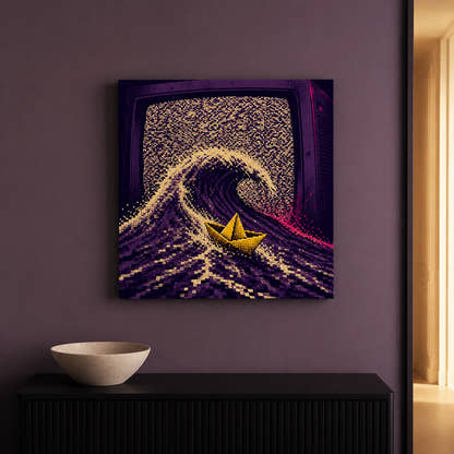 Static Sailor Canvas - Hallway Entry Neutral