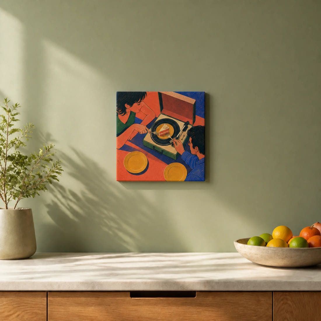 The Last Slice Canvas - Kitchen Compact