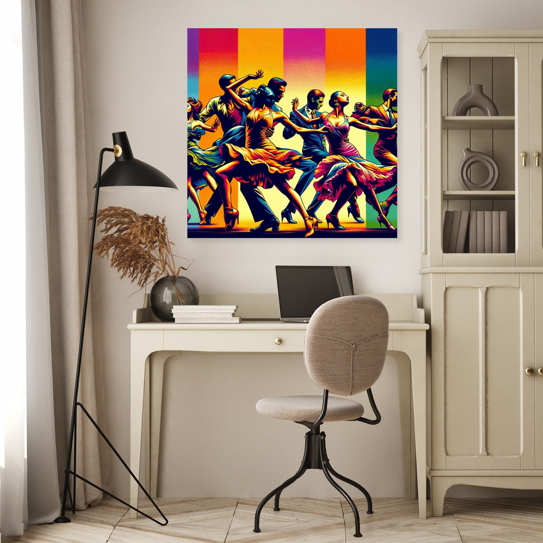 Vibrant Dance Spectrum Canvas - Secondary Image 4