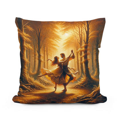 Enchanted Forest Waltz Cotton Cushion - Main Image