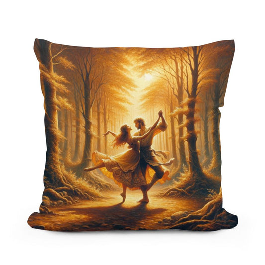 Enchanted Forest Waltz Cotton Cushion - Main Image