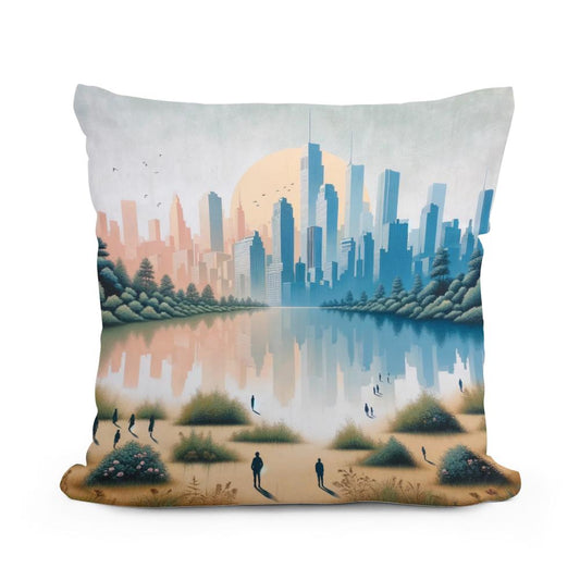 Skyline Harmony Cotton Cushion - Main Image